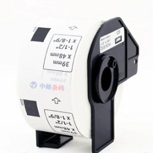 White 39mmX48m para Brother P-Touch QL500,550,570,580,710