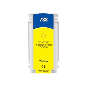 130ML Yellow Reman HP DesignJet T850,T870,XT870,XT950#498N7A