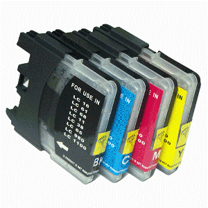 Ciano para Brother LC61,LC980, LC1100, LC985 ALTA CAPACITA
