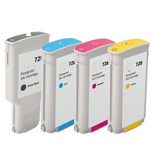 130ml Yellow para Hp Designjet T730 ,T830 #728Y